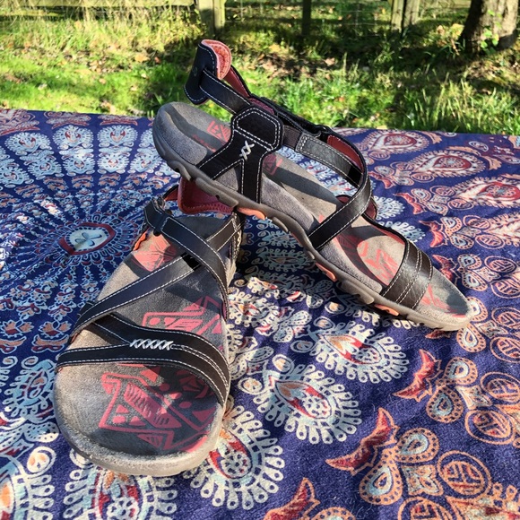 Merrell Cocoa and Coral Slingback Sandals, Women Size 7 - Picture 2 of 7